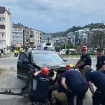 Giresun’da trafik kazasında 4 kişi yaralandı